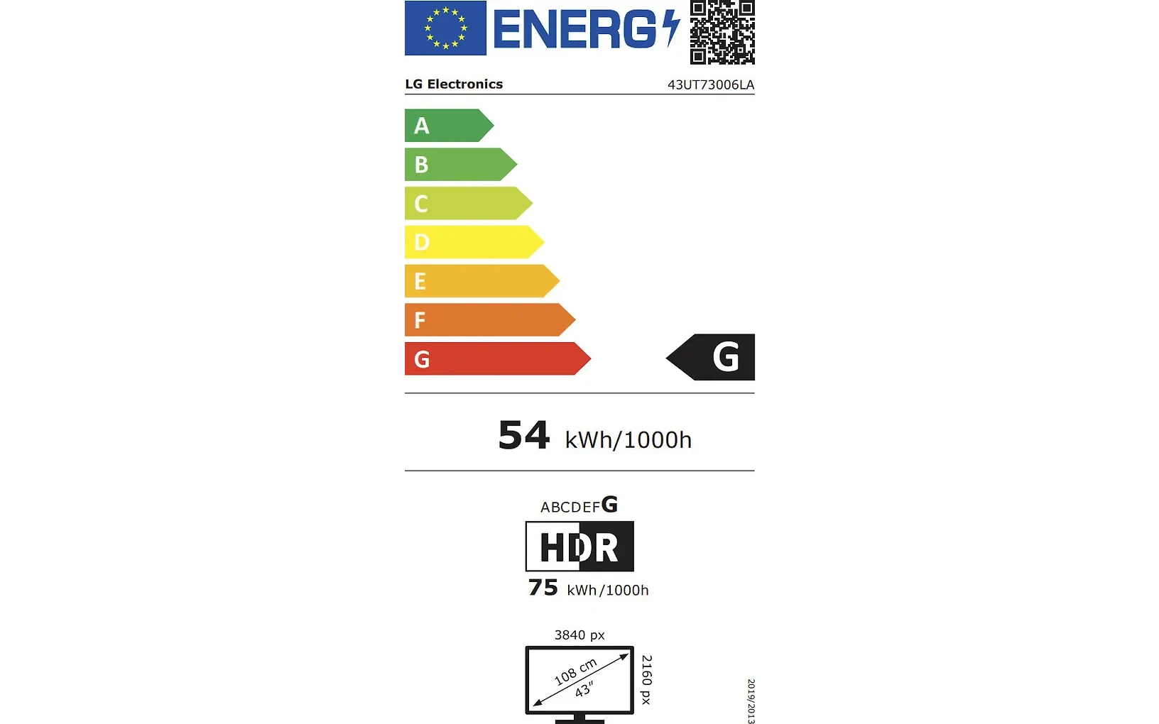 LG 43" UT73 – 4K LED TV