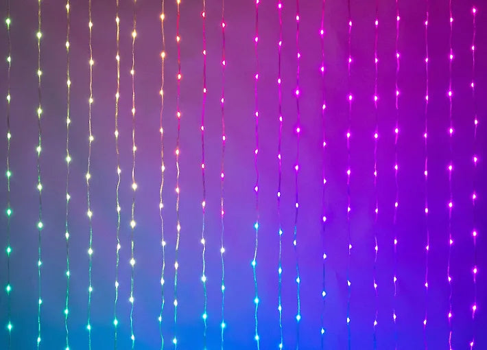 Enne Spectrum Twinkle RGB valoverho 2x2m, 400 LED