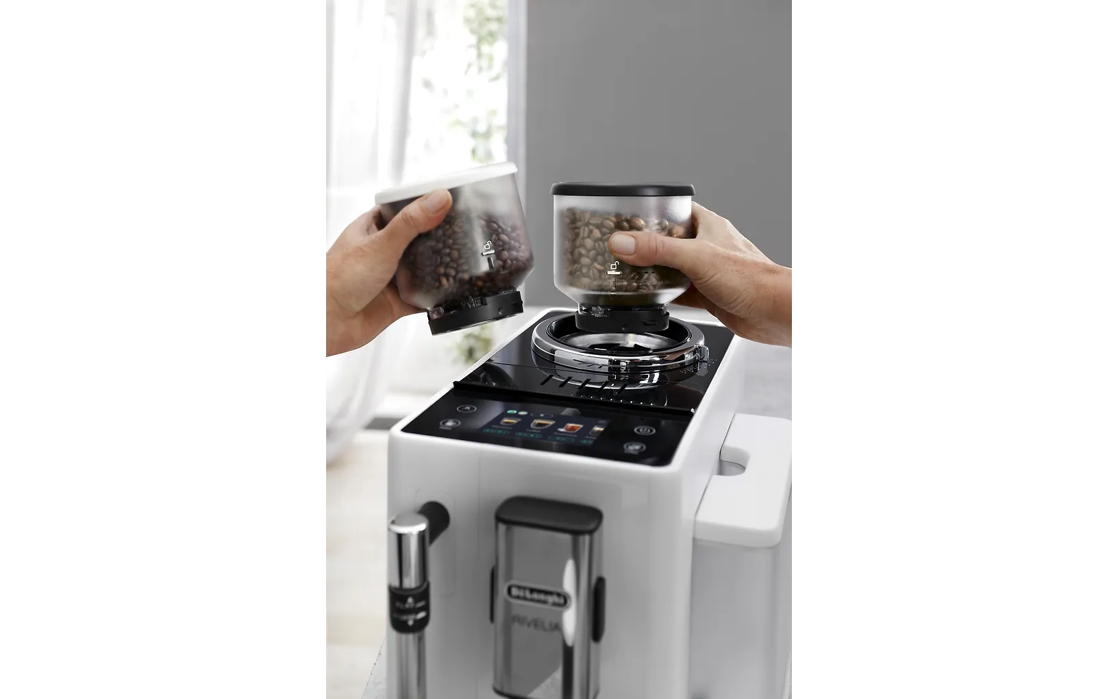 DeLonghi EXAM440.35.W Rivelia kaffemaskin