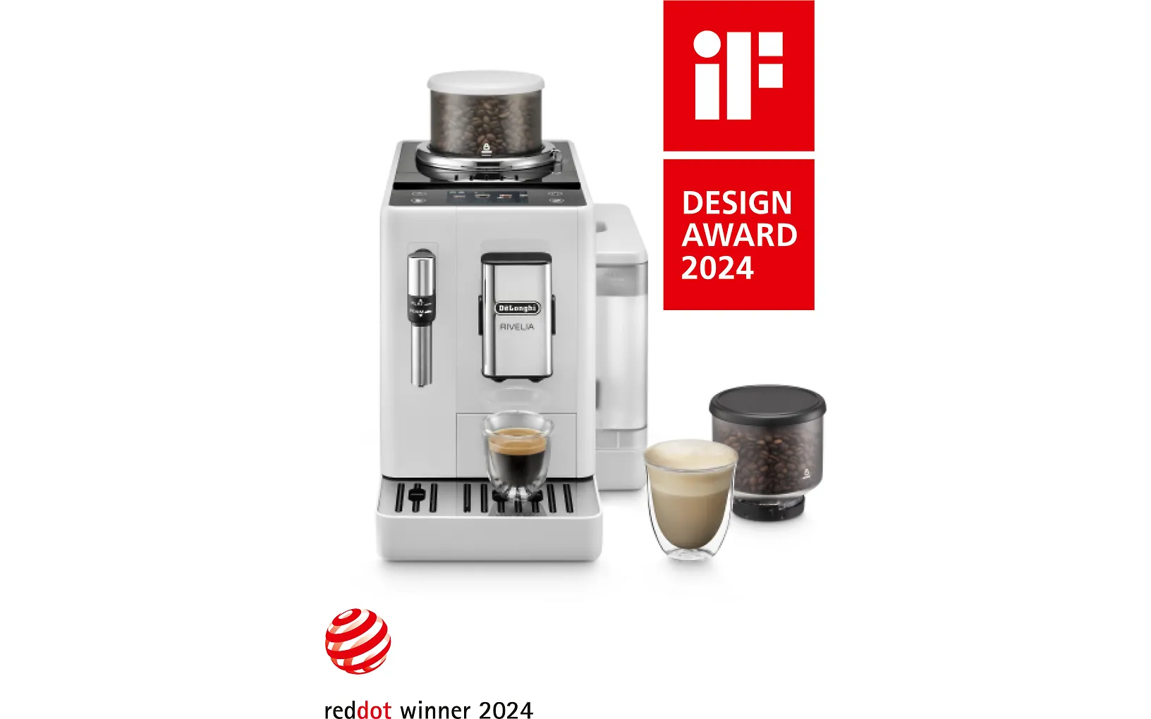 DeLonghi EXAM440.35.W Rivelia kaffemaskin