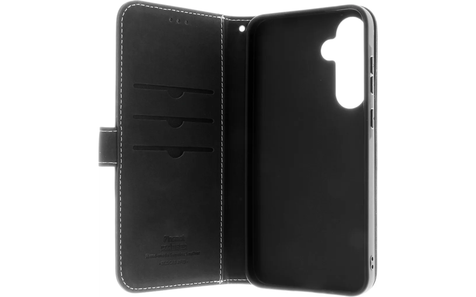 Insmat Exclusive Flip Case plånboksfodral, Samsung Galaxy A35 5G, svart