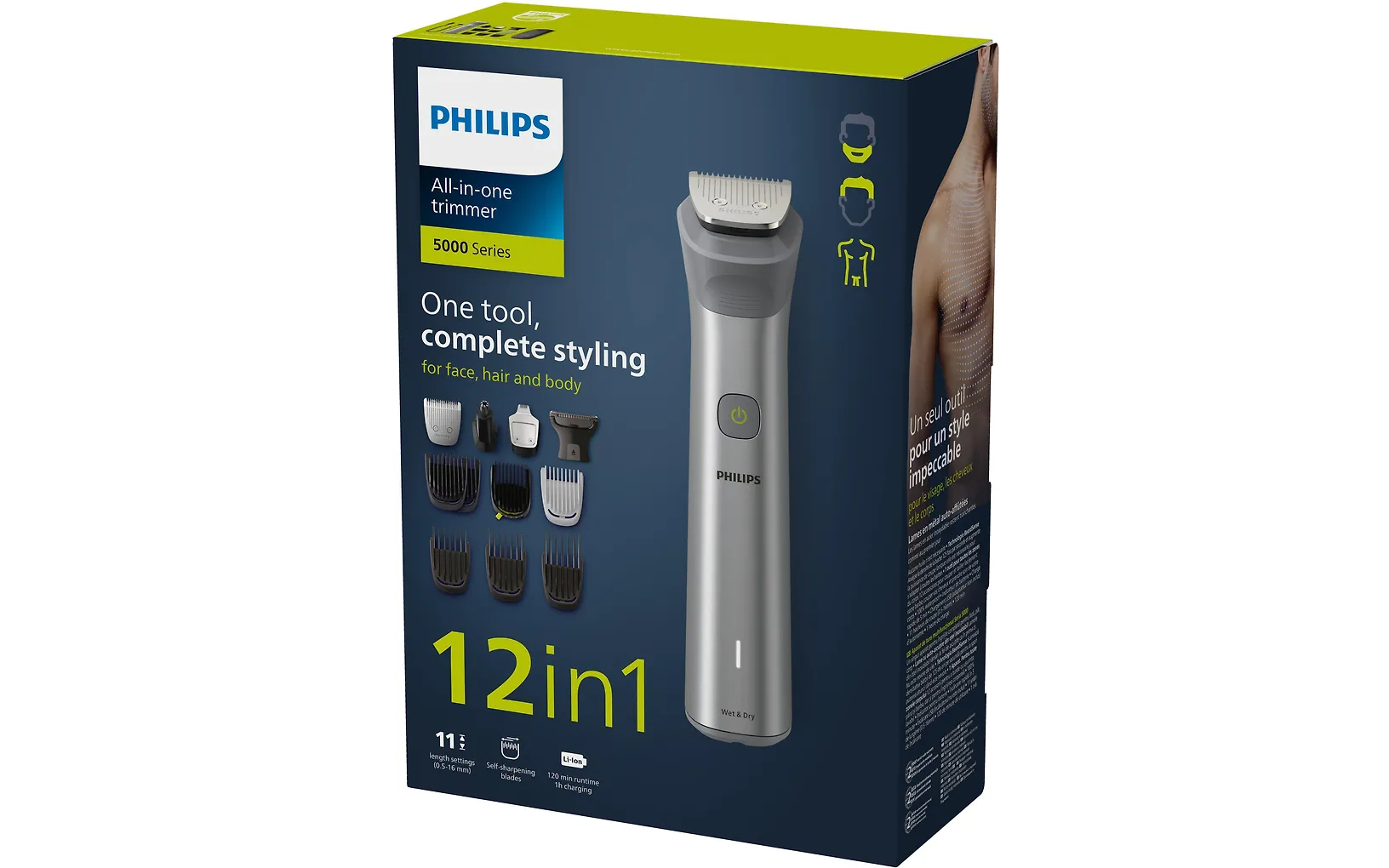 Philips Series 5000 MG5940/15 12-i-1 Multigroom skäggtrimmer
