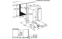 Electrolux 600 SatelliteClean astianpesukone, integroitava (EES48400L)