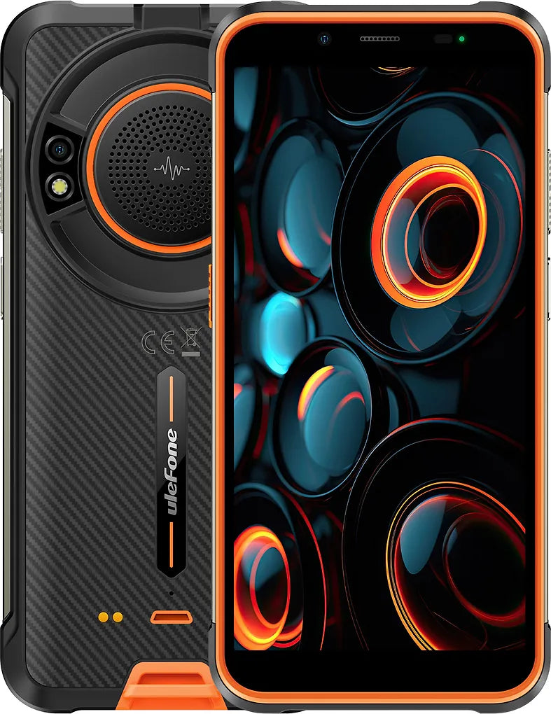 Ulefone Power Armor 16S -puhelin, 128/8 Gt, oranssi