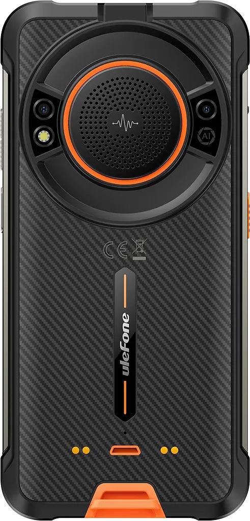 Ulefone Power Armor 16S -puhelin, 128/8 Gt, oranssi