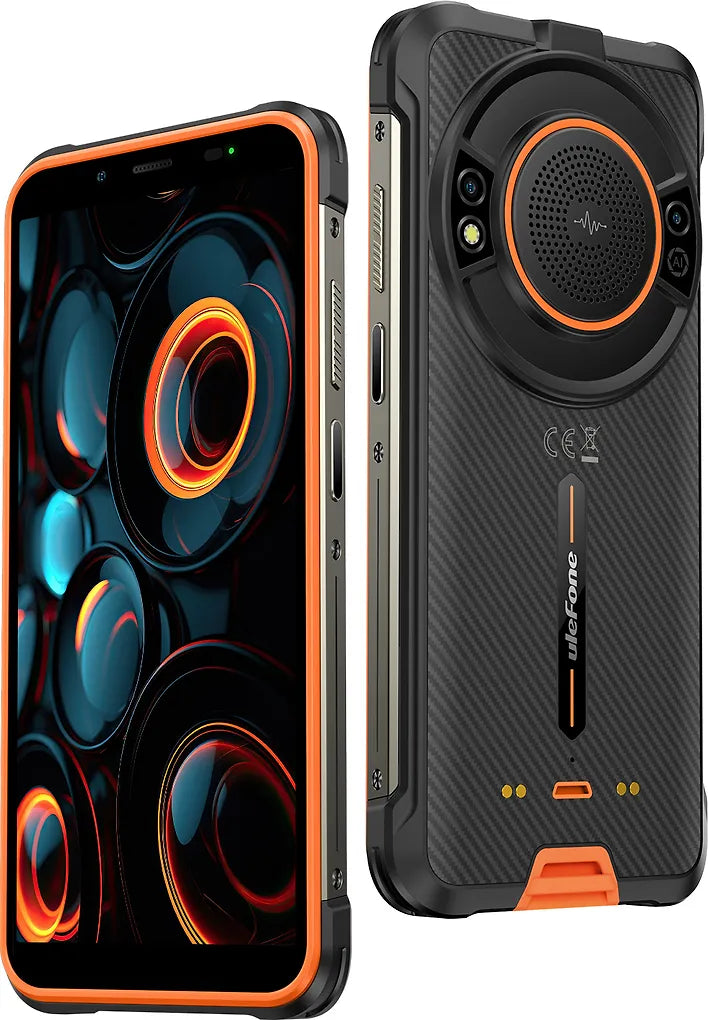 Ulefone Power Armor 16S -puhelin, 128/8 Gt, oranssi