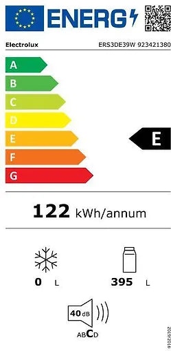 Electrolux ERS3DE39W kylskåp, vit