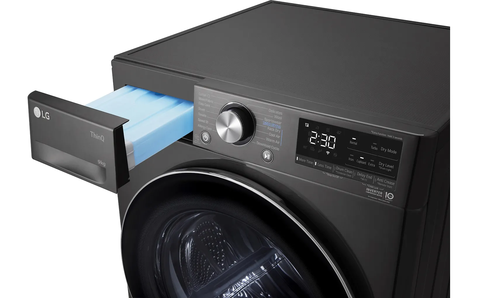 LG RV9DN903B torktumlare, svart