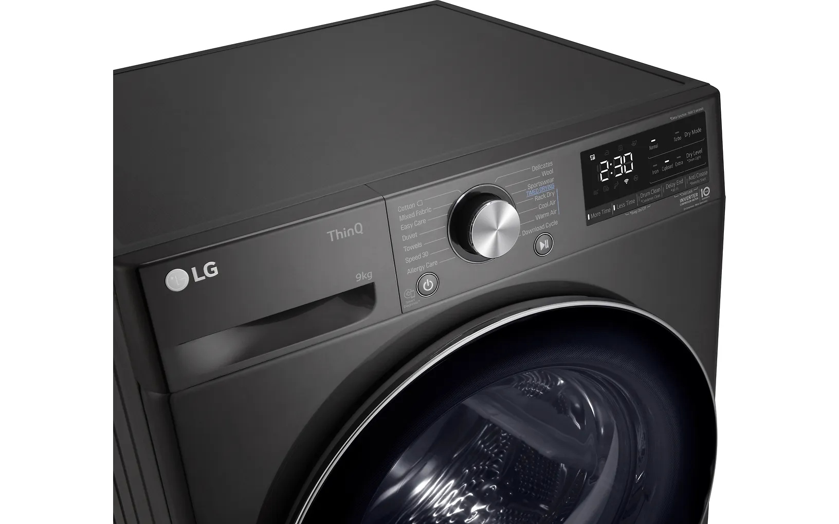 LG RV9DN903B torktumlare, svart