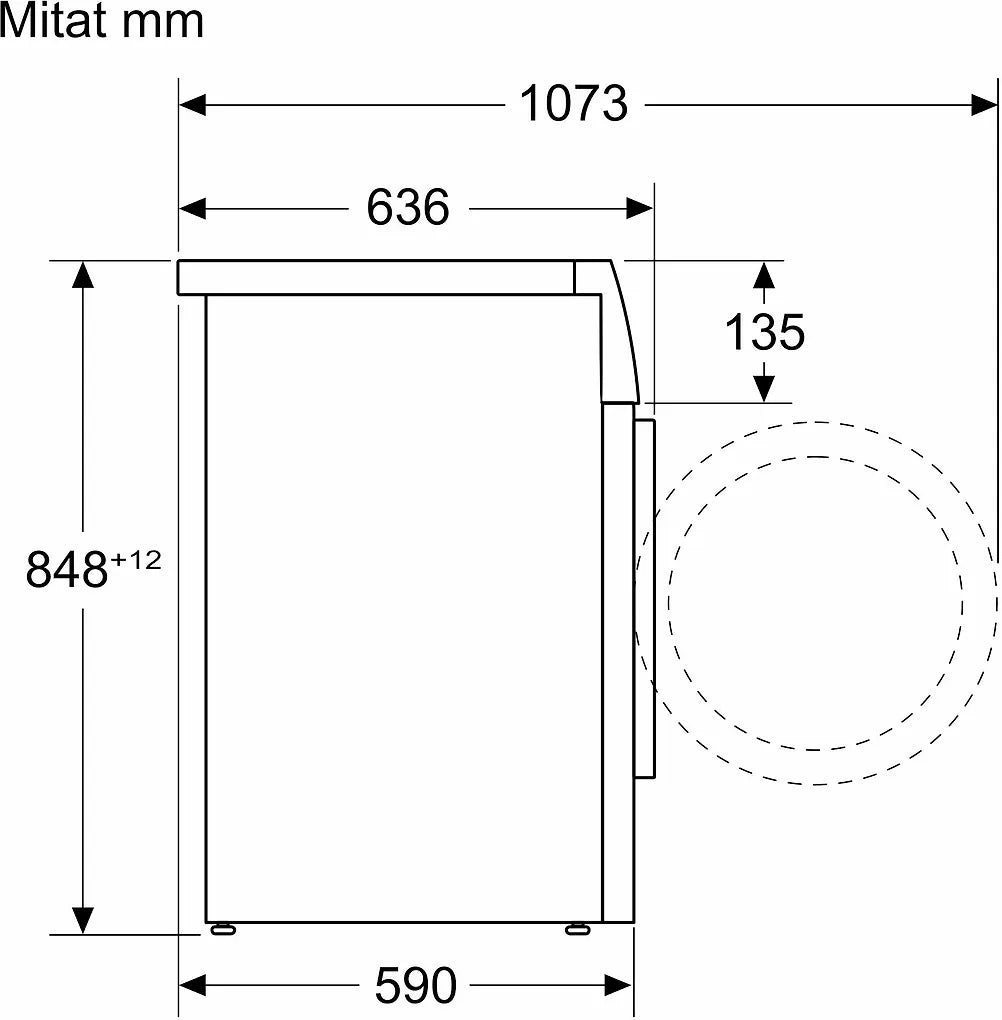 Bosch WGG244ALSN Serie 6 tvättmaskin