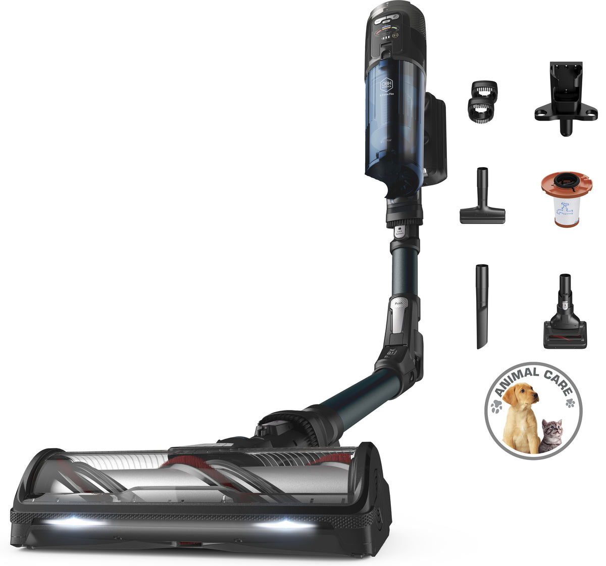 OBH Nordica X-Force Flex 13.60 Animal -varsi-imuri, musta/sininen