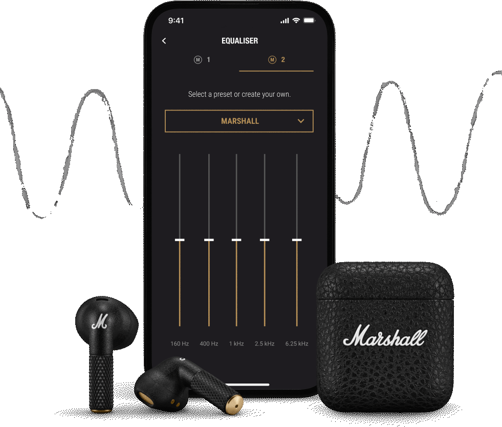 Marshall Minor IV nappikuulokkeet, musta – kuva 3
