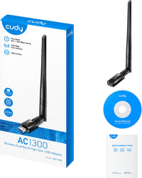 Cudy WU1400 AC1300 High Gain Dual-band -WiFi-adapteri – kuva 6