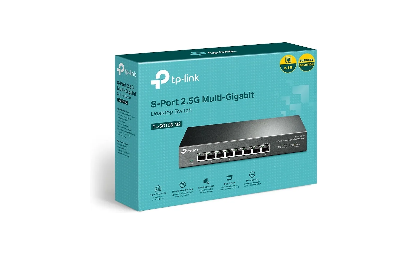 TP-Link TL-SG108-M2 2.5 Gigabit 8-porttinen kytkin