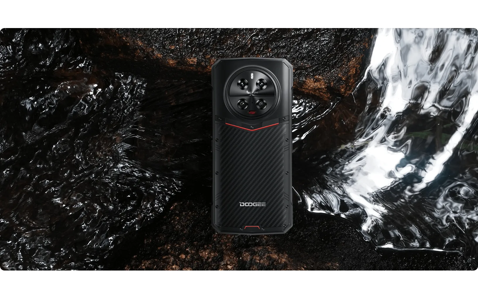 Doogee DK10 5G -puhelin, 512/12 Gt, musta