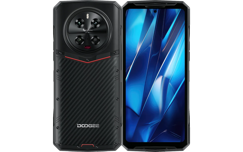 Doogee DK10 5G -puhelin, 512/12 Gt, musta