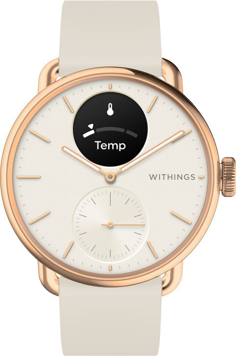Withings Scanwatch 2 älykello, 38 mm, ruusukulta