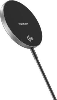 FoneKit WP-15Q2 -langaton Qi2-latausalusta magneetilla, musta – kuva 3
