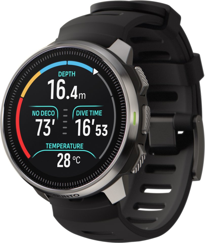Suunto Ocean -urheilukello, 50 mm, Steel Black