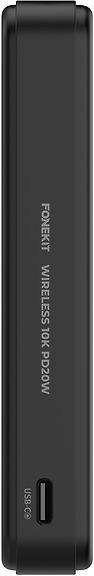 FoneKit Wireless 10K PD20W Qi2 varavirtalähde, 10 000 mAh, musta – kuva 8