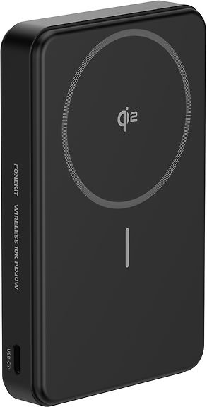 FoneKit Wireless 10K PD20W Qi2 varavirtalähde, 10 000 mAh, musta – kuva 3