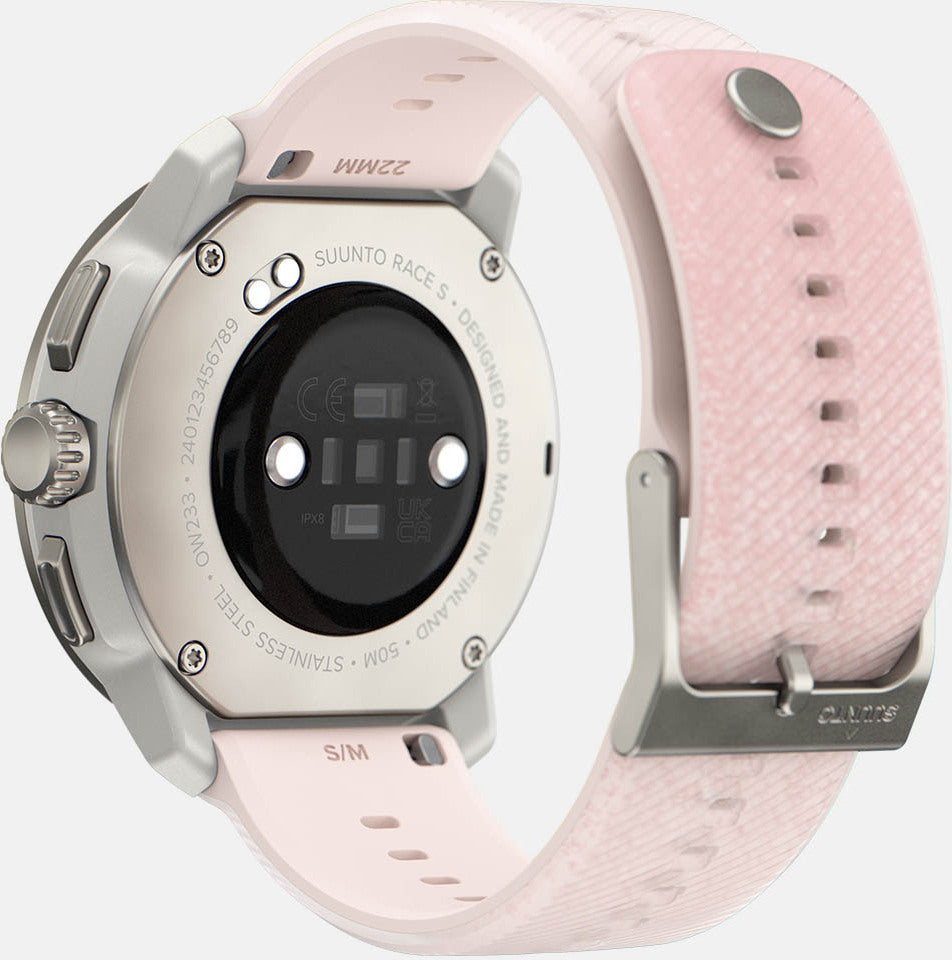 Suunto Race S -urheilukello, 45 mm, Powder Pink