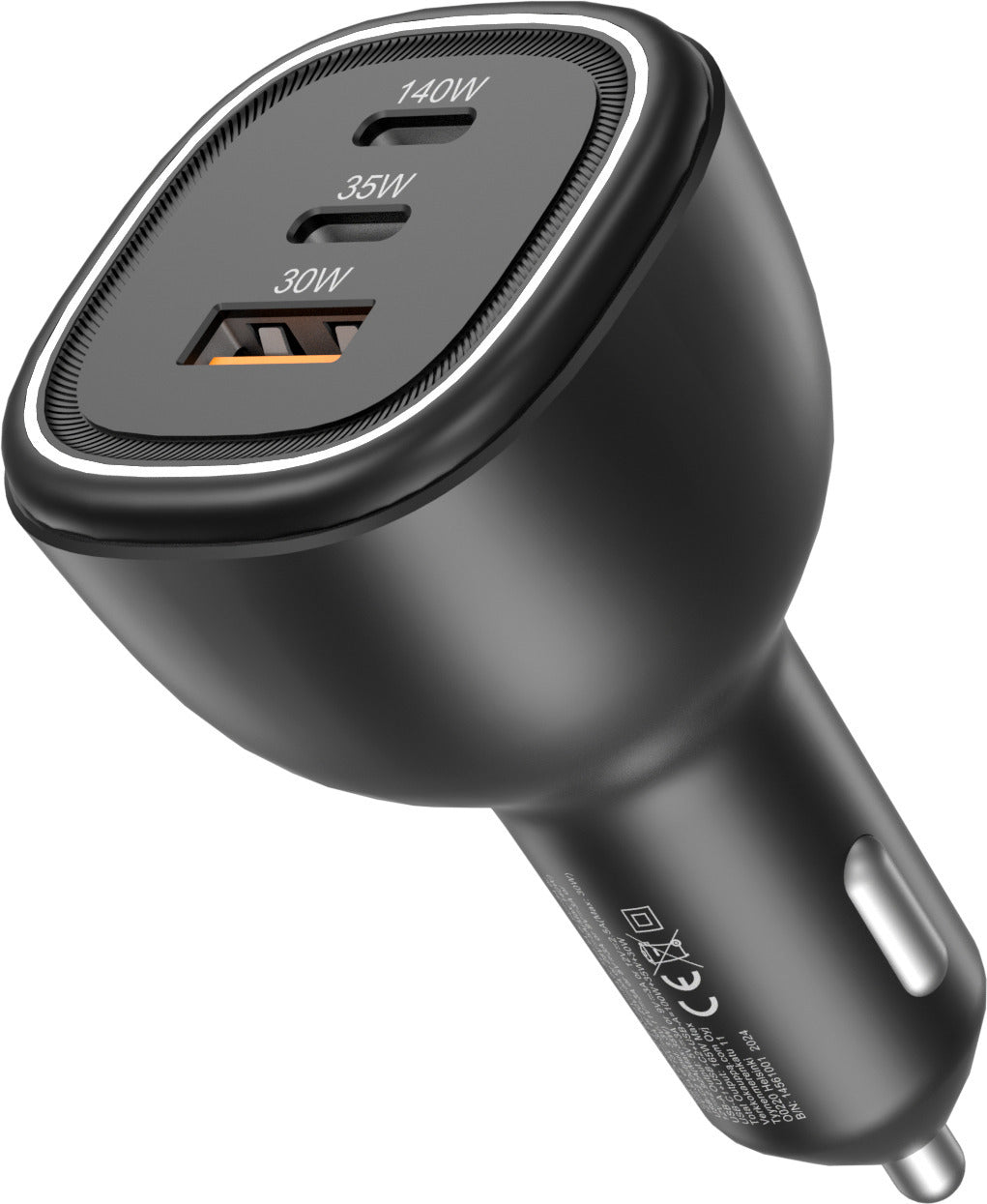 FoneKit Travel 165W, 2 x USB-C + USB-A -autolaturi – 1
