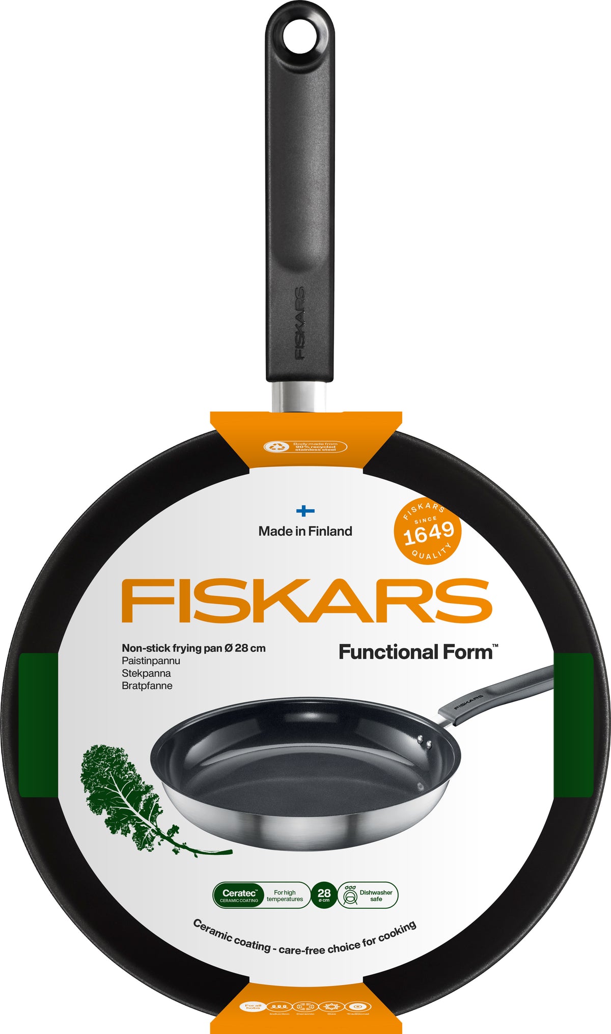 Fiskars Functional Form -paistinpannu, 28 cm – 5