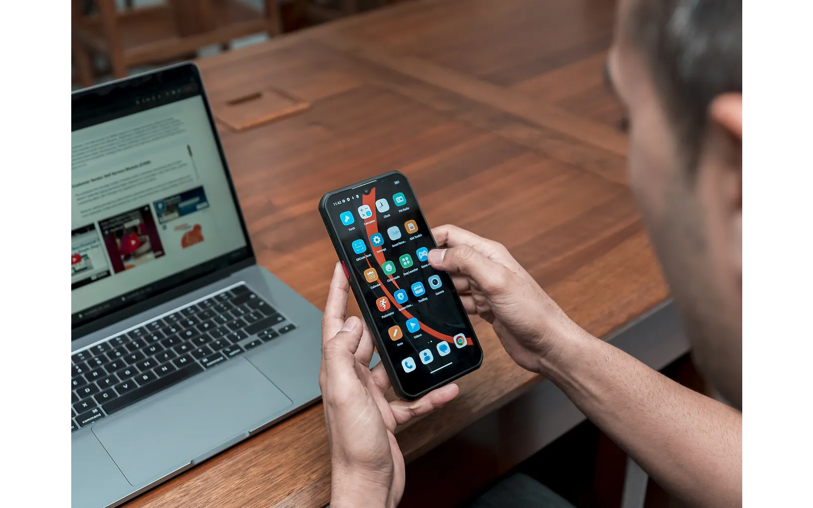 Oukitel WP35 5G-telefon (2025 års version), 256/24 GB, grå