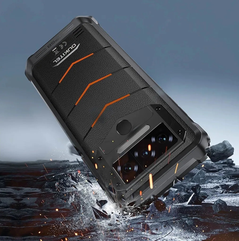 Oukitel WP38 -puhelin, 256/12 Gt, oranssi