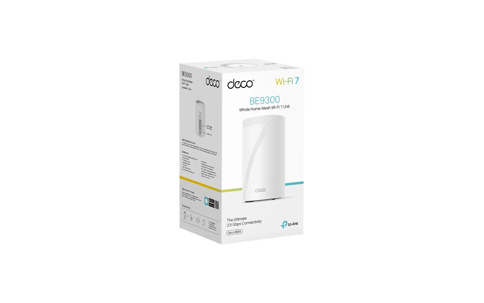 TP-LINK Deco BE65-5G 5G/4G/3G -modeemi ja WiFi 7 -tukiasema + WiFi 7 -tukiasema