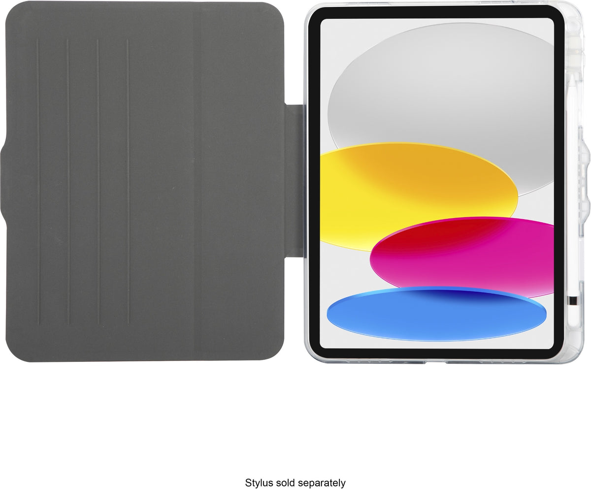 Targus VersaVu Clear -suojakotelo Apple iPad 10,9", läpinäkyvä/musta – kuva 5