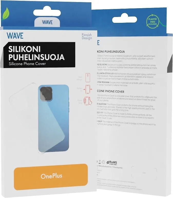 Wave silikonisuoja, OnePlus Nord CE4 Lite, kirkas