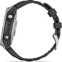 Garmin Fenix E -urheilukello, 47 mm, ruostumaton teräs / musta
