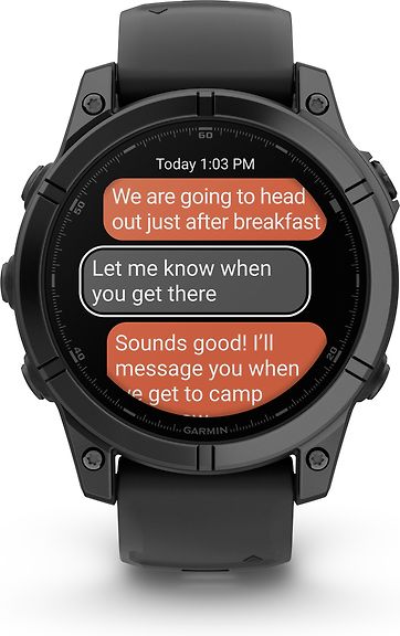 Garmin Fenix E -urheilukello, 47 mm, teräksenharmaa / musta – kuva 3