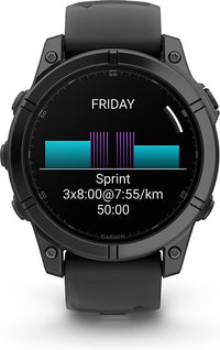 Garmin Fenix E -urheilukello, 47 mm, teräksenharmaa / musta – kuva 4