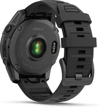 Garmin Fenix E -urheilukello, 47 mm, teräksenharmaa / musta – kuva 8