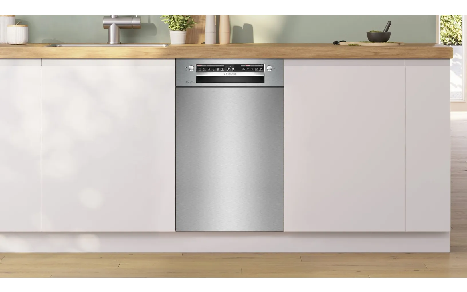 Bosch SPU4HMS10E Serie 4 diskmaskin, stål