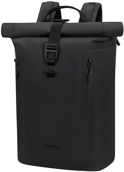 Samsonite Coatify Biz Rolltop 15,6" -reppu, musta