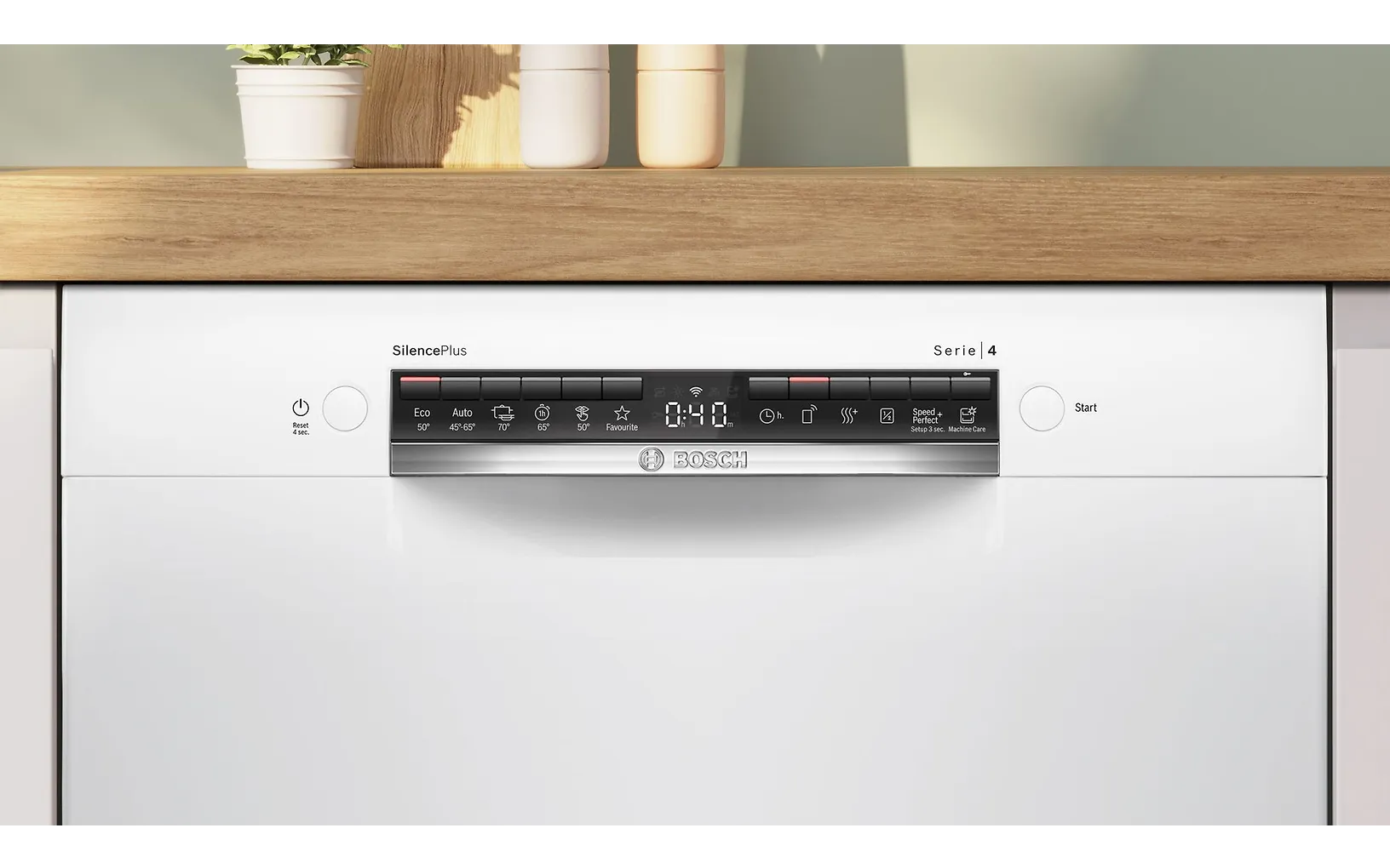 Bosch SMU4HMW01S Serie 4 diskmaskin, vit