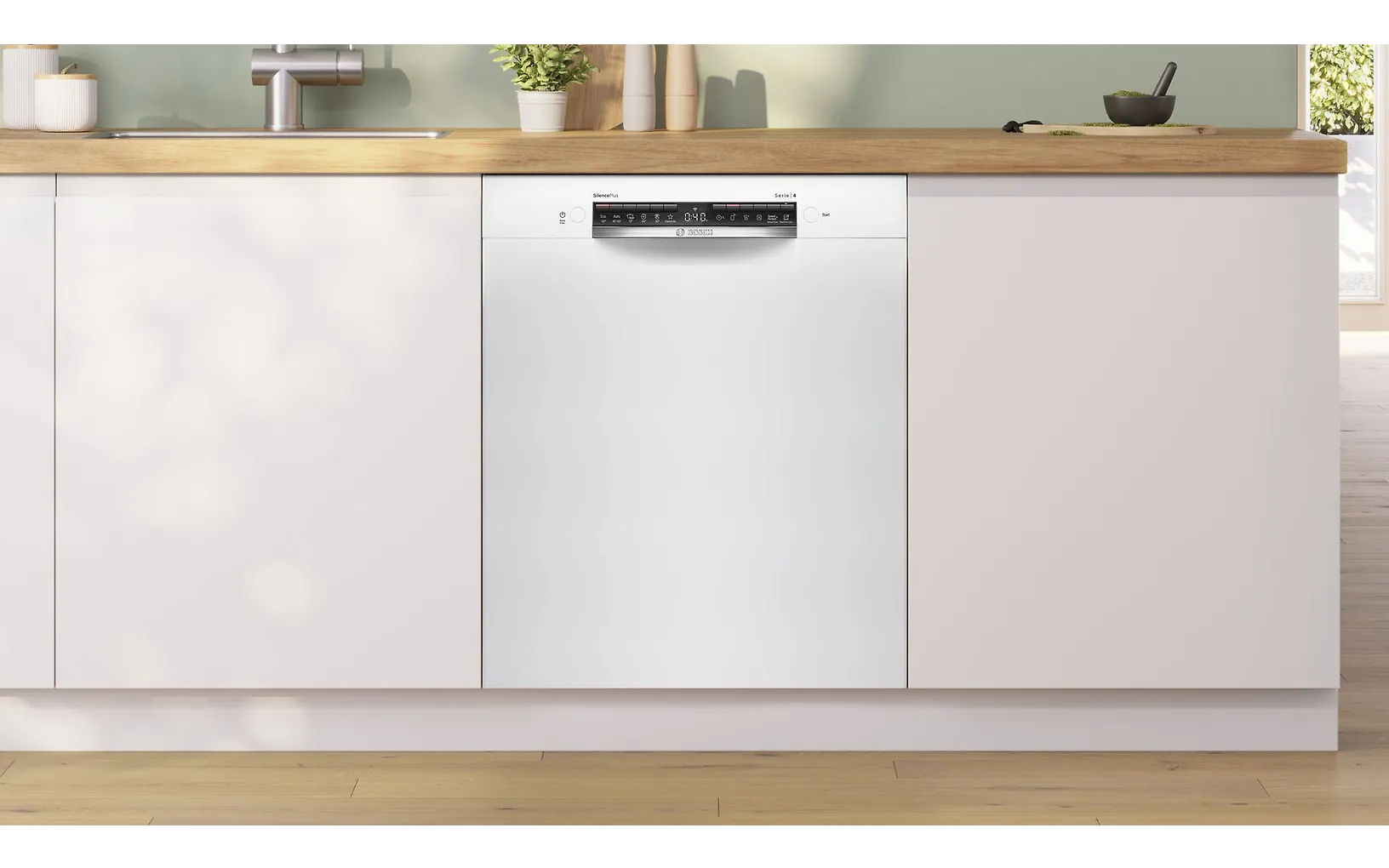 Bosch SMU4HMW01S Serie 4 diskmaskin, vit