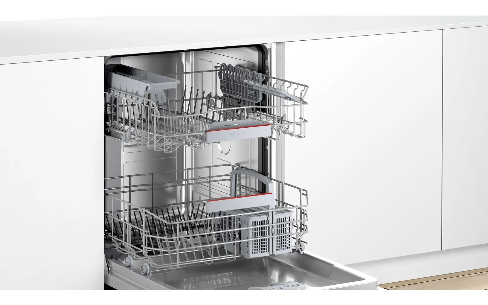 Bosch SMU4HAI01S Serie 4 diskmaskin, stål