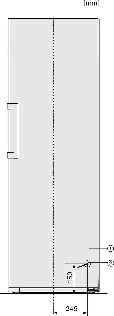 Miele KS 4383 DD kylskåp, stål