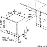 Bosch SMV2HVX02E Serie 2 astianpesukone, integroitava – kuva 10
