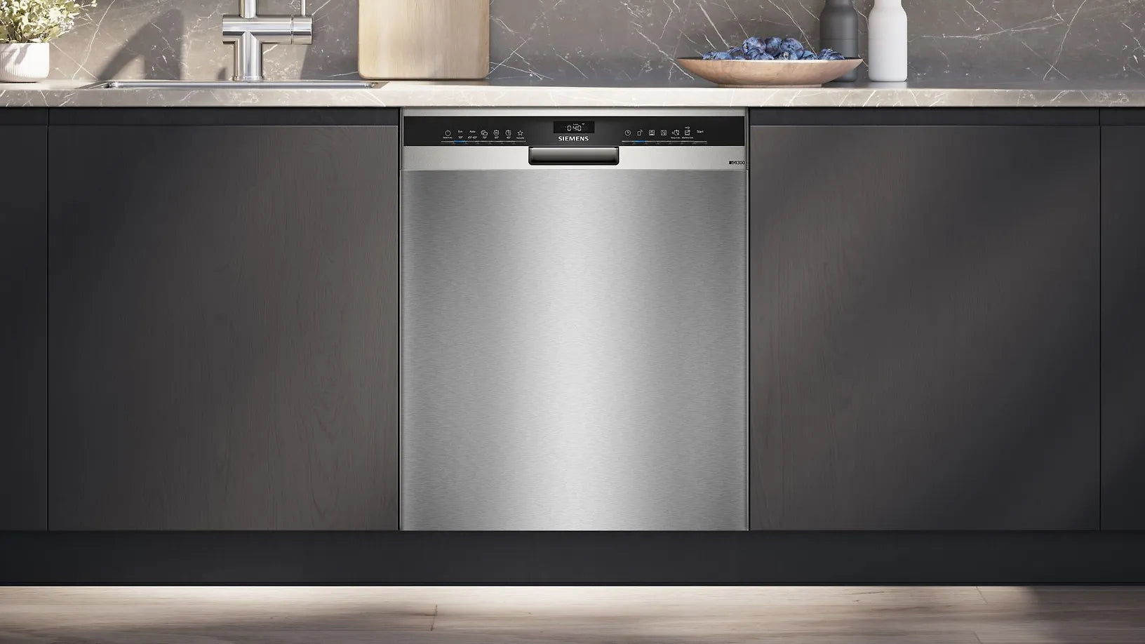 Siemens SN43HI00TS iQ300 diskmaskin, stål