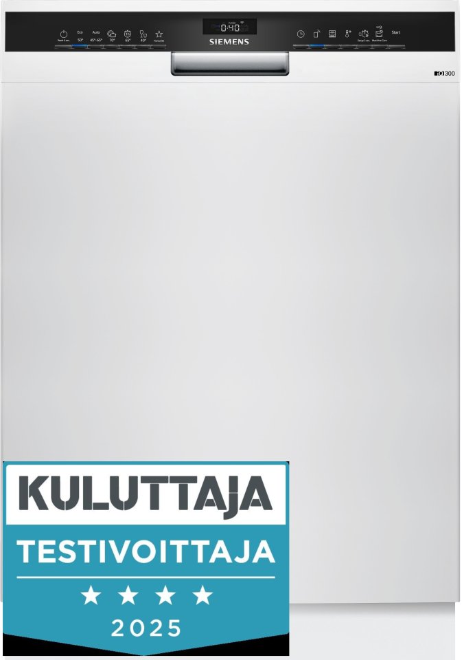Siemens SN43HW01VS iQ300 astianpesukone, valkoinen