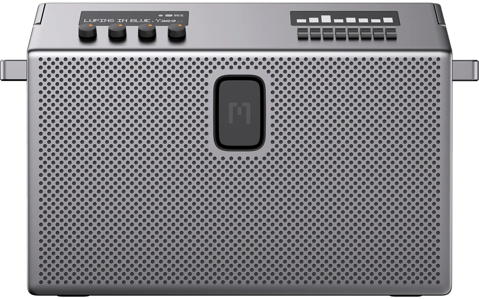 Mondo Speaker -Bluetooth-kaiutin, hopea/musta