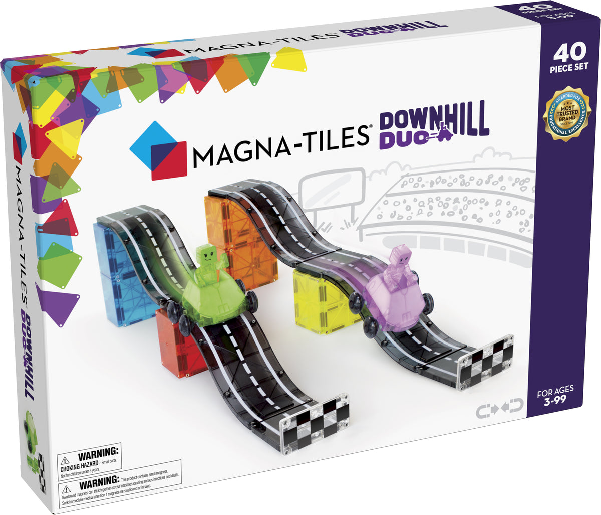 MAGNA-TILES® Downhill Duo -magneettirakennussarja, 40-osaa