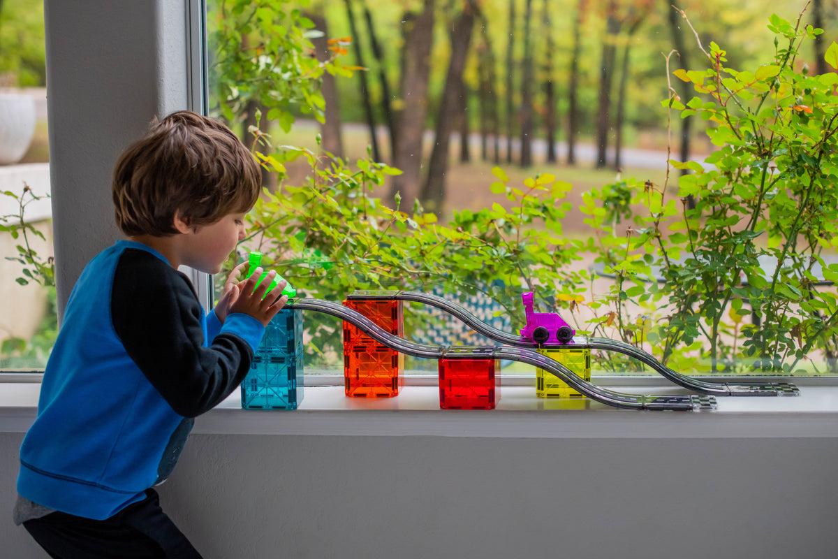 MAGNA-TILES® Downhill Duo -magneettirakennussarja, 40-osaa – kuva 10