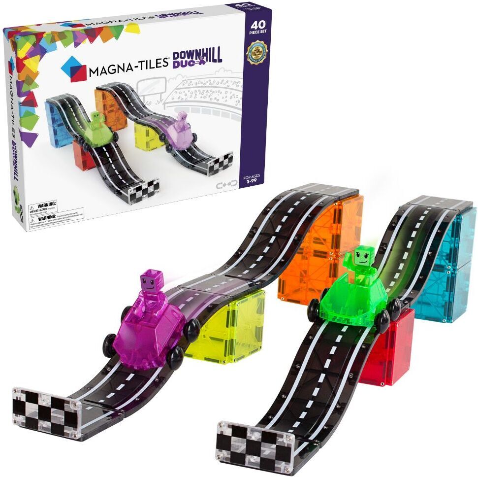 MAGNA-TILES® Downhill Duo -magneettirakennussarja, 40-osaa – kuva 2